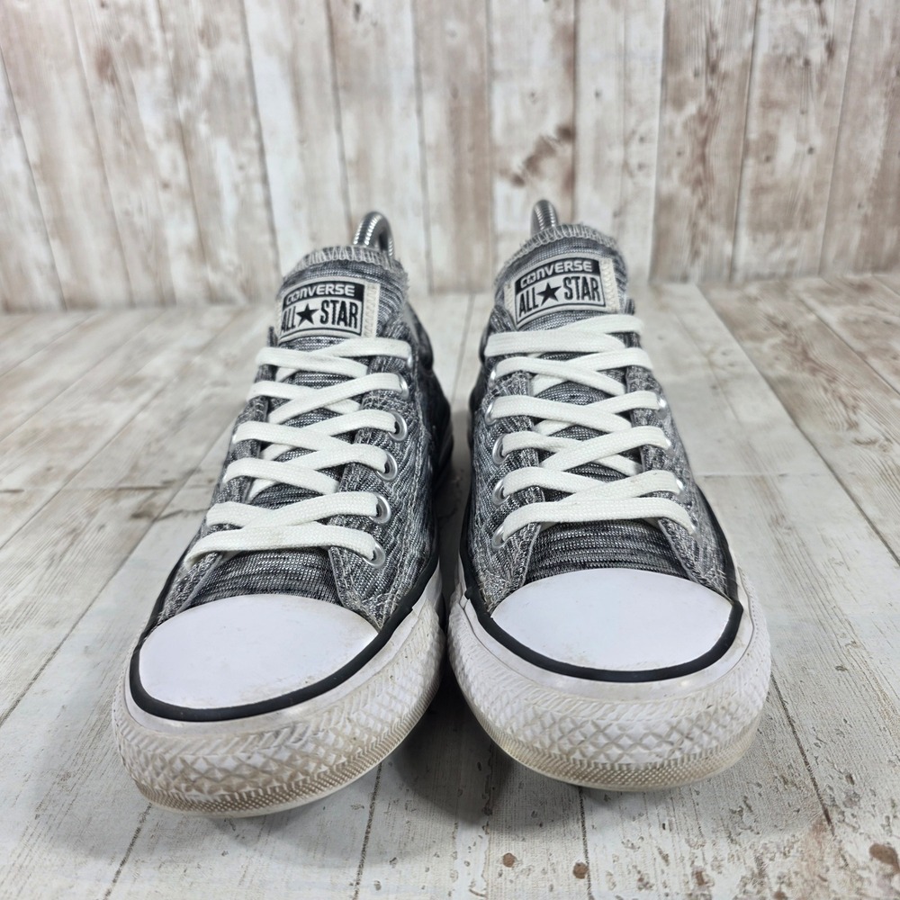 Converse Chuck Taylor All Star Low Top Grey Space Dye‎ Knit Sneakers Womens 7 - Picture 4 of 8